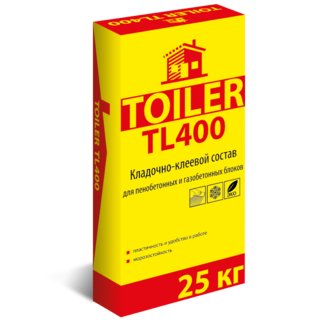 Кладочно-клеевой состав Toiler TL 400, 25 кг (54)