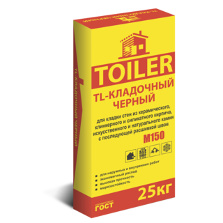 Toiler TL кладочный черный, 25 кг (54)